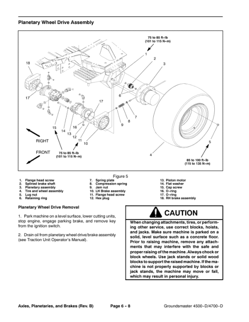 Toro Groundsmaster 4500-D, 4700-D (Model 30856, 30868) Service Repair Manual - Image 3