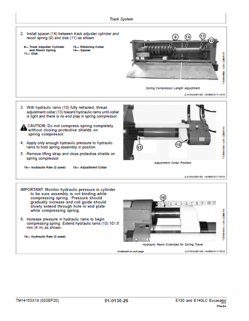 John Deere E130, E140LC Excavator Repair Technical Manual (SN. after D300003 - ) - Image 3