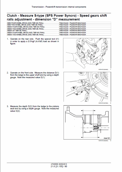 Case 580N, 580SN WT, 580SN, 590SN Backhoe Loader Service Manual - Image 3