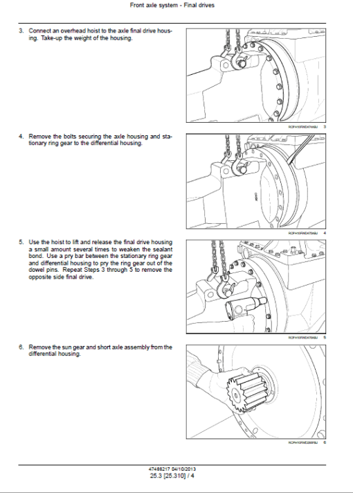 New Holland T9.560, T9.615, T9.670 Tier 4 Tractor Service Manual - Image 3