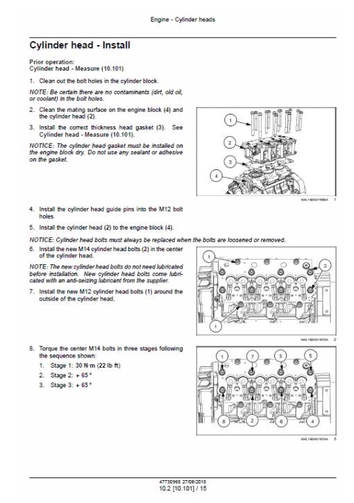 CNH VM Motori R 753 IE4 Tier 4B and Stage IV Engine Service Manual - Image 3