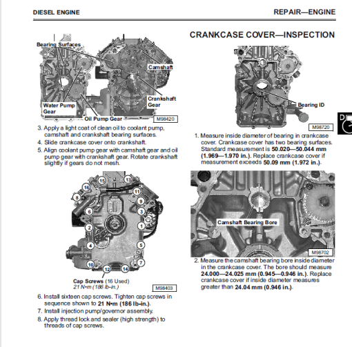 John Deere F735 Front Mower Repair Technical Manual (TM1597) - Image 4