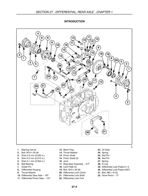 New Holland T2210, T2220 Tractor Service Manual - Image 3