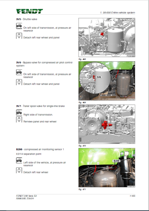 Fendt 207, 208, 209, 210, 211 Vario S3 Tractors Workshop Repair Manual - Image 4