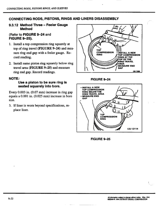 Detroit Series 40 Diesel Engine Repair Service Manual - Image 3