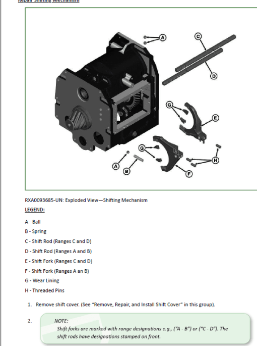 John Deere 1654, 1854, 2054, 2104, 6165J, 6185J, 6205J, 6210J Tractors Technical Manual - Image 4