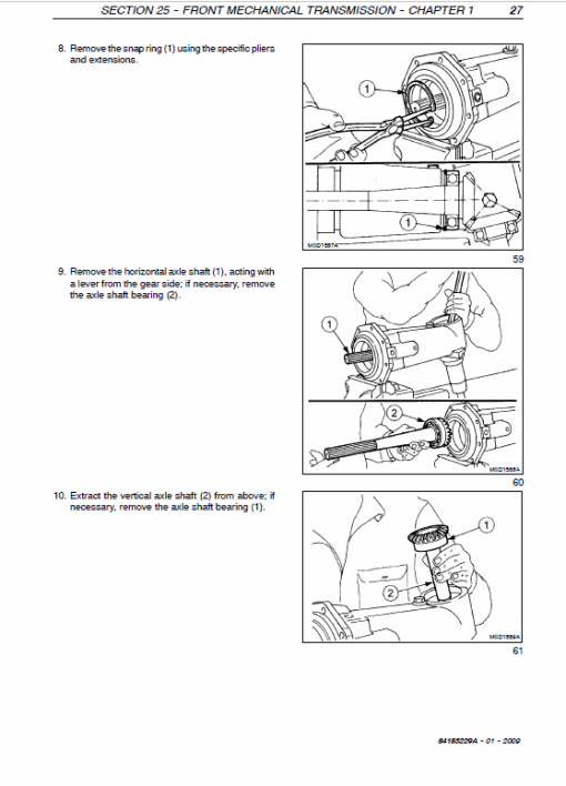 New Holland T3010, T3020, T3030, T3040 Tractors Service Manual - Image 3