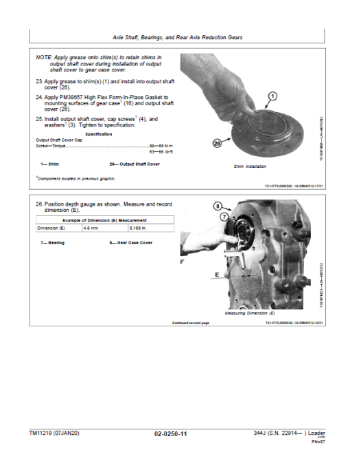 John Deere 344J Loader Repair Technical Manual (SN. after 22914) - Image 3