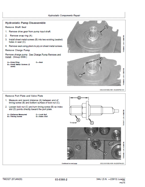 John Deere 344J Loader Repair Technical Manual (SN. before 22913) - Image 3