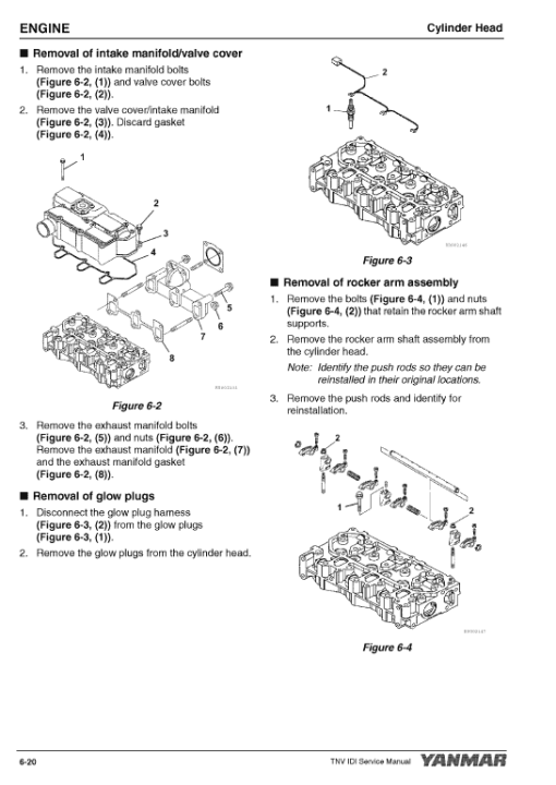 Yanmar 3TNM74F, 3TNV74F, 3TNV80F Engines Repair Service Manual - Image 3