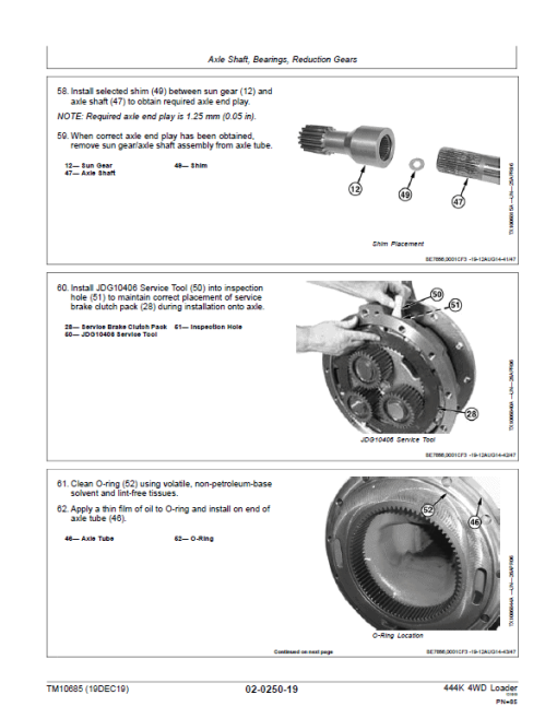 John Deere 444K 4WD Loader Engine 4045HDW54 (T3) Technical Manual (SN. before 642100) - Image 5