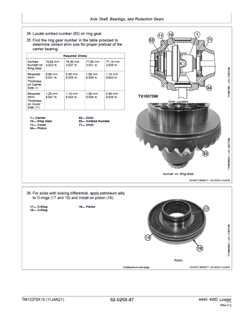 John Deere 444K 4WD Loader Technical Manual (SN. from D670308) - Image 5