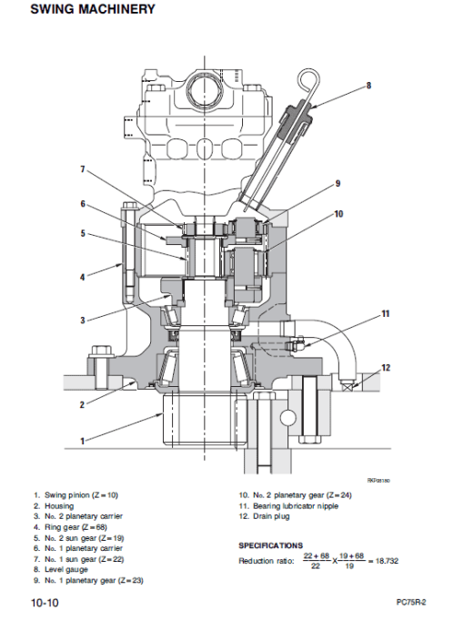 Komatsu PC75R-2 Excavator Service Manual - Image 3