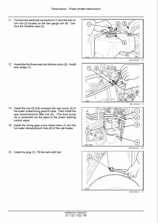 New Holland TL75, TL85, TL95 Tractor Service Manual - Image 3