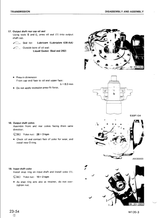 Komatsu W120-3 Wheel Loader Service Manual - Image 3