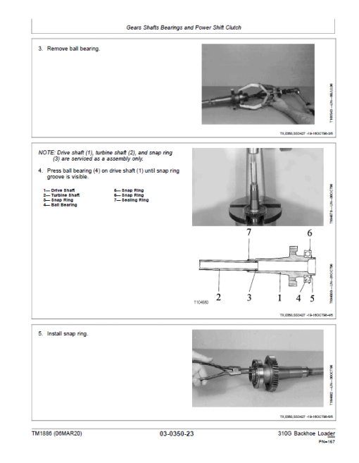 John Deere 310G Backhoe Loader Service Repair Manual - Image 3