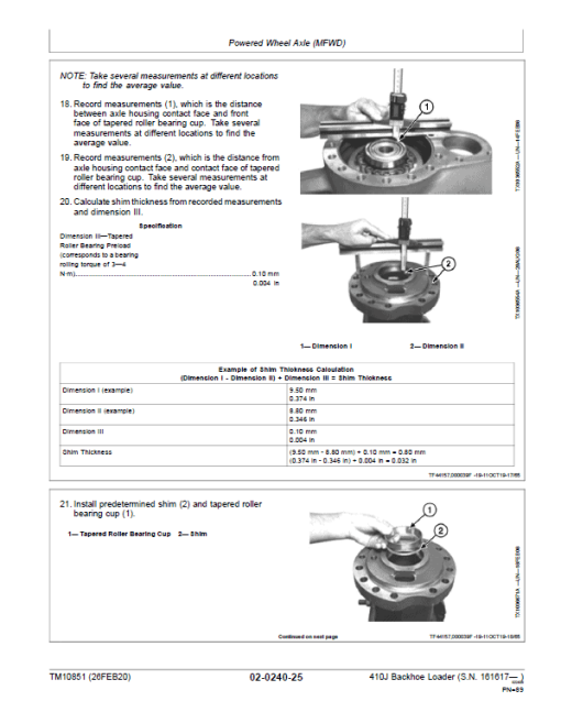 John Deere 410J Backhoe Loader Repair Technical Manual (S.N after 161617 - ) - Image 3