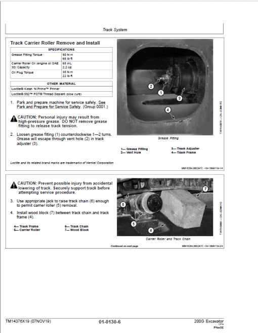 John Deere 200G Excavator Repair Technical Manual (S.N after D020101 - ) - Image 3