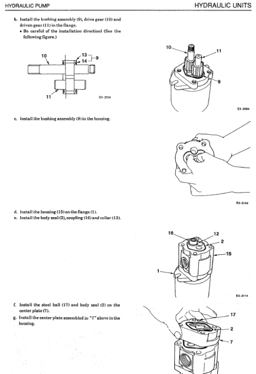 Takeuchi TB015 Compact Excavator Service Manual - Image 2