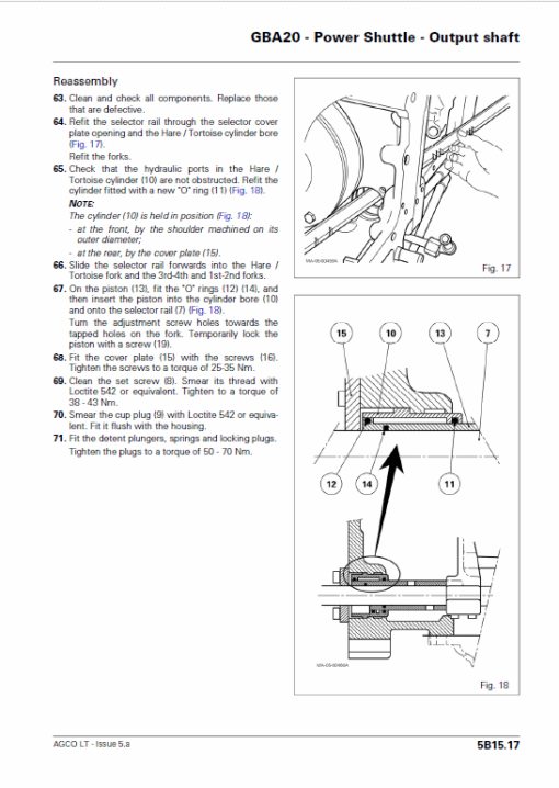 AGCO LT75, LT85, LT90, LT95 Tractor Workshop Repair Manual - Image 3