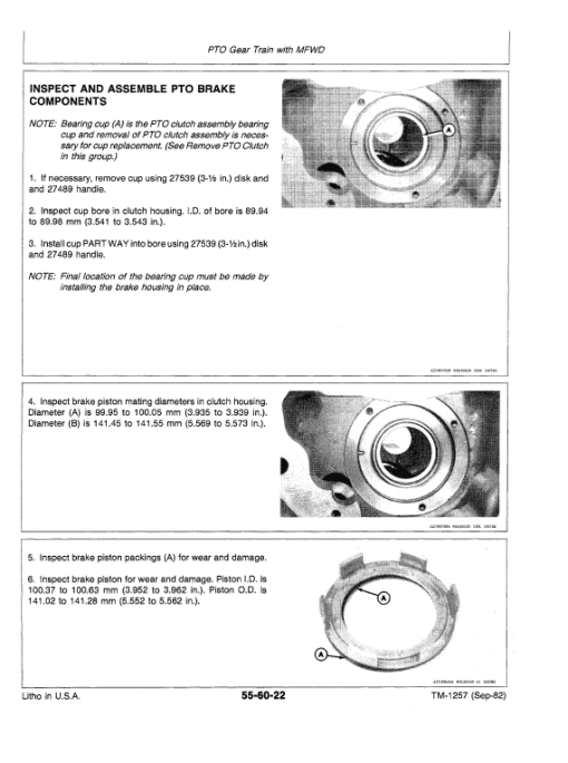 John Deere 4050, 4250, 4450 Tractors Repair Technical Manual - Image 4