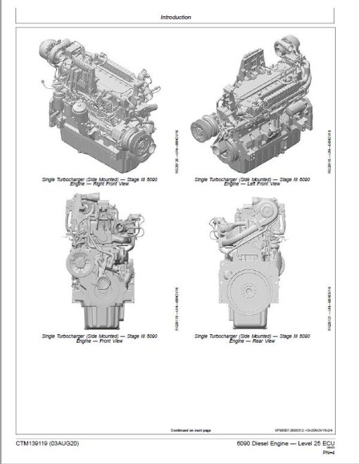 John Deere 6090 Diesel Engine Level 25 ECU Component Technical Manual (CTM139119) - Image 3