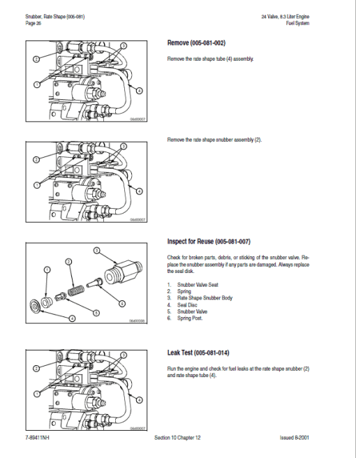 Cummins 24 Valve, 8.3 Liter Engine Service Manual - Image 3