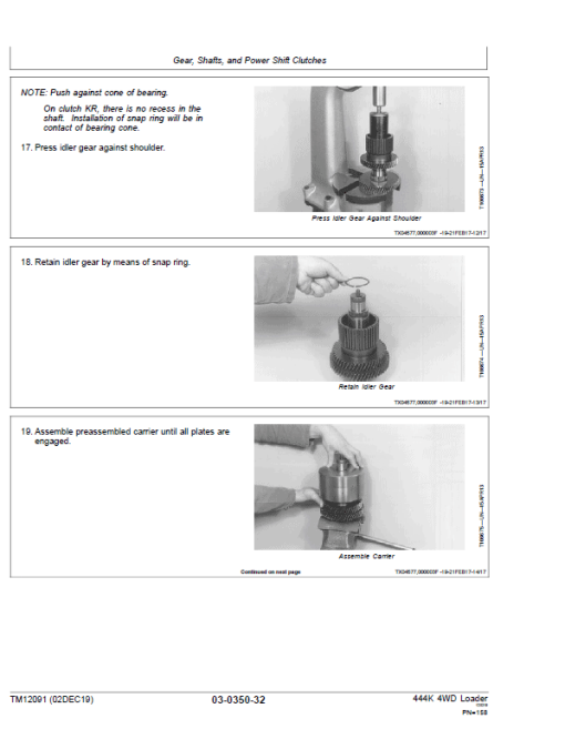 John Deere 444K 4WD Loader Engine 4045HDW56 iT4 Technical Manual (SN. 642101 - 670307) - Image 5