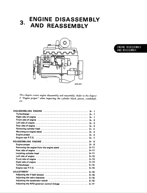 Nissan PD6, PD6T Engine Workshop Service Manual - Image 3