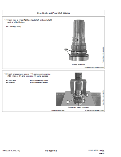 John Deere 524K 4WD Loader Technical Manual (SN. D642246 - D670307) - Image 3