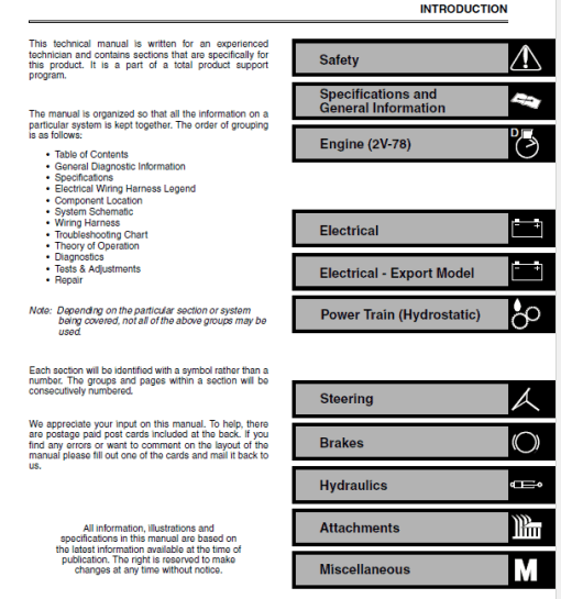 John Deere 355D Lawn Garden Tractor Technical Manual (TM1771) - Image 4