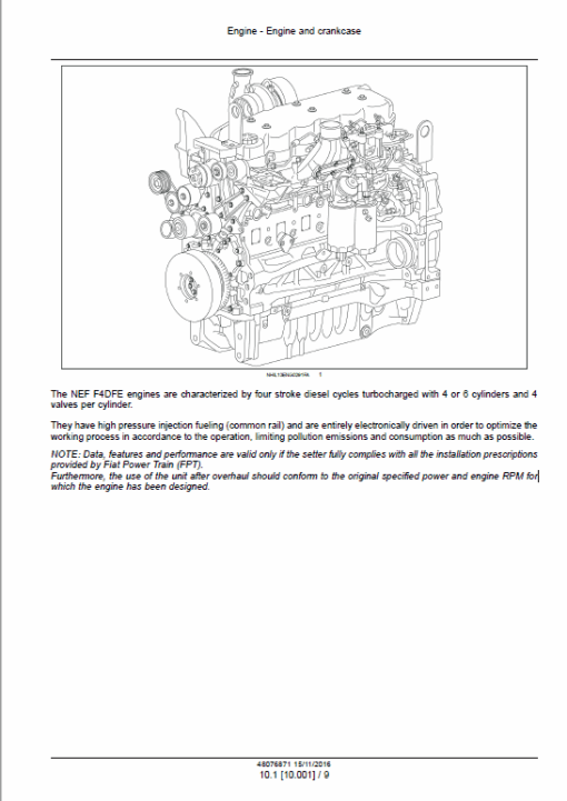 NEF Tier 4B Final and Stage IV Engine Service Manual - Image 3