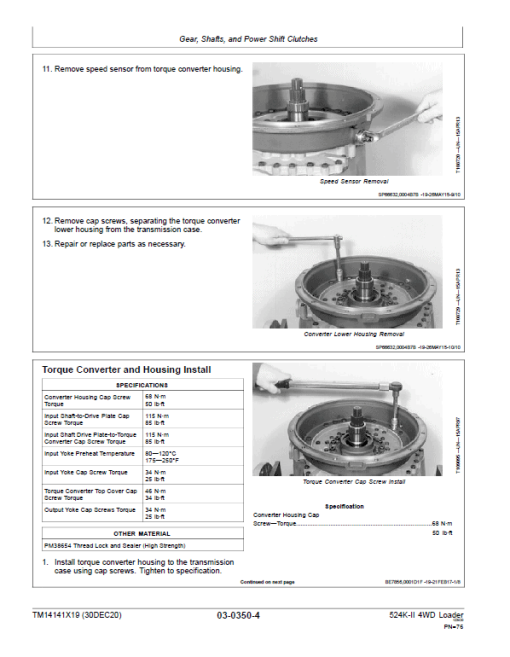 John Deere 524K-II 4WD Loader Technical Manual (SN. from D677549) - Image 3