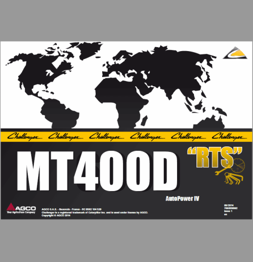 Challenger MT455D, MT465D, MT475D Tractor Service Manual