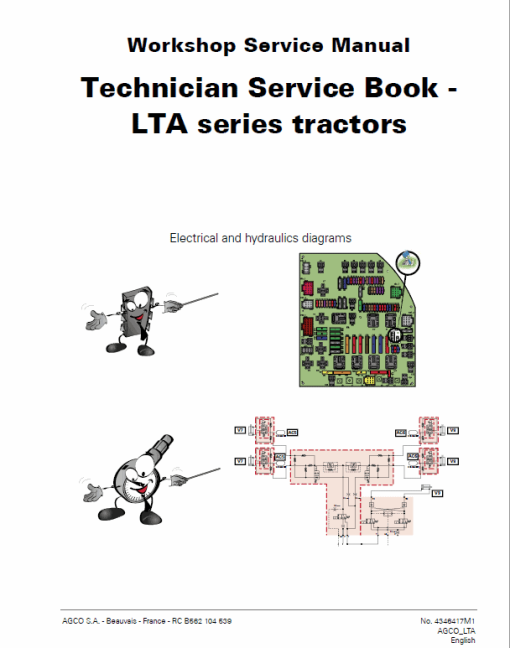 AGCO LT75A, LT85A, LT90A, LT95A Tractor Workshop Service Manual - Image 3