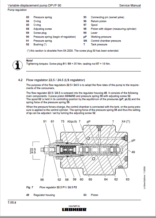 Liebherr A900C ZW Litronic Excavator Service Manual - Image 3