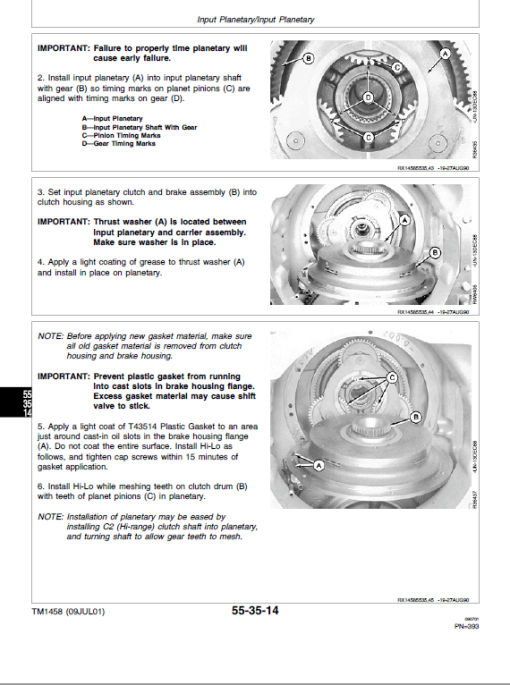 John Deere 4055, 4255, 4455 Tractors Repair Technical Manual - Image 3