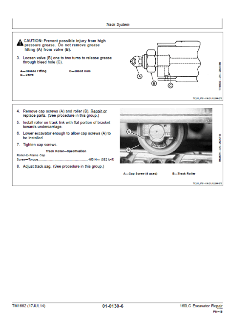 John Deere 160LC Excavator Repair Technical Manual - Image 3