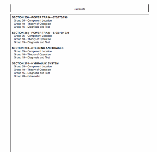 John Deere 670, 770, 790, 870, 970, 1070 Compact Utility Tractor Technical Manual (TM1470) - Image 4