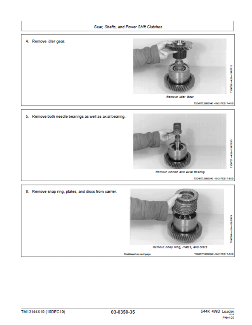 John Deere 544K 4WD Loader Technical Manual (SN. D000001 - D001000) - Image 3