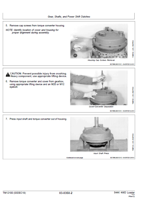 John Deere 544K 4WD Loader Technical Manual (SN. D642665 - D670307) - Image 3