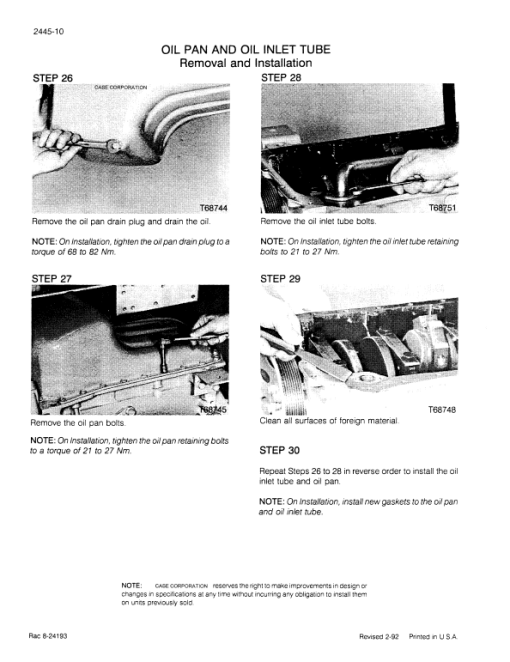 Case 9010 Excavator Service Manual - Image 3