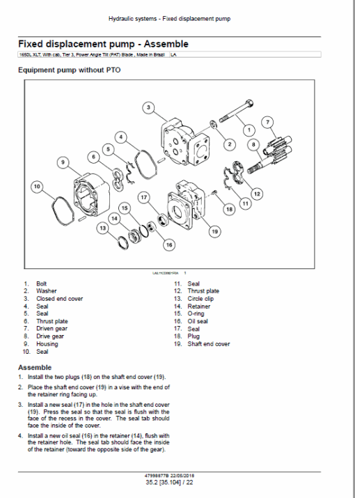 Case 1650L Crawler Dozer Service Manual - Image 3