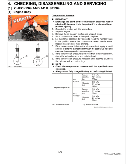 Kubota ZG222A, ZG227A Mower Workshop Service Manual - Image 3