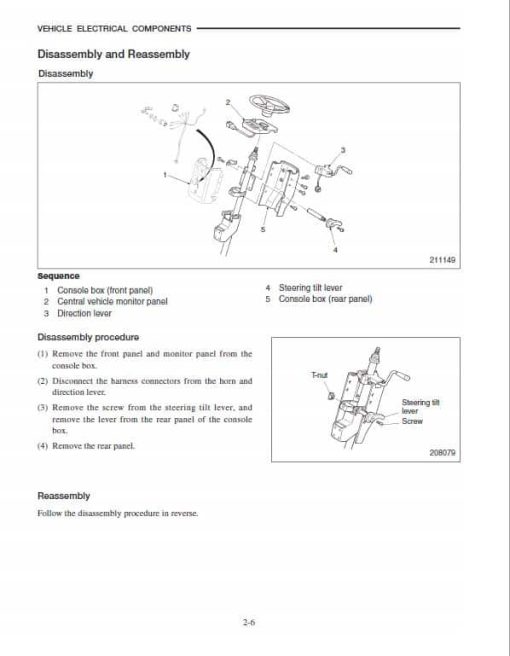 CAT EP16K, EP18K, EP20KC Forklift Lift Truck Service Manual - Image 3