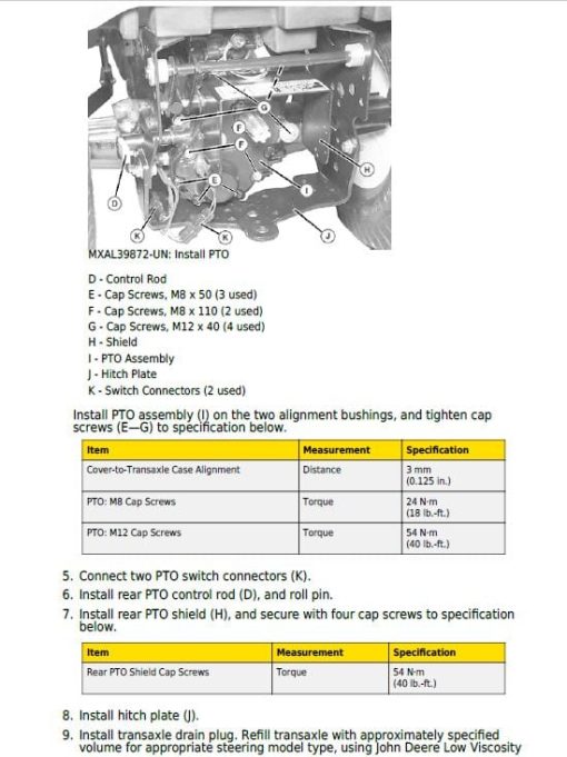 John Deere X750, X754, X758 Lawn Tractor Repair Technical Manual (SN - 040000) - Image 3