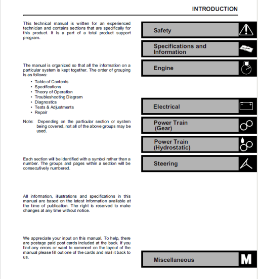 John Deere STX30, STX38, STX46 Lawn Tractors Technical Manual - Image 4