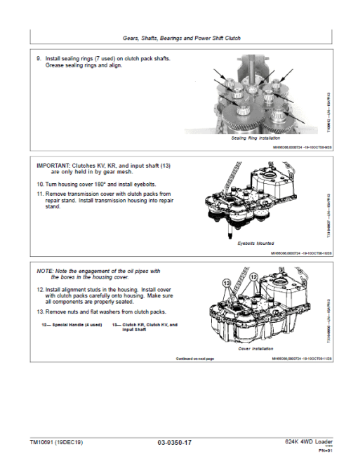 John Deere 624K 4WD Loader Engine 6068HDW79 T3 & S2 Technical Manual ( SN. - 642634) - Image 3