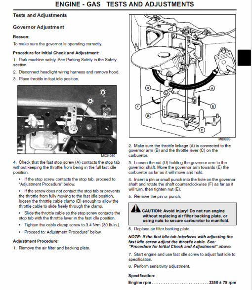 John Deere G100 and G110 Garden Tractors Technical Manual (TM2020) - Image 4