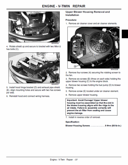 John Deere X130R Tractors Repair Technical Manual (TM109219) - Image 4